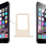 iPhone 6/6S nano sim holder (Guld)